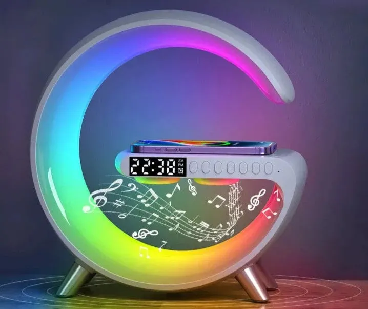 4 In 1 - Mood Light, Speaker, Charger & Alarm Clock