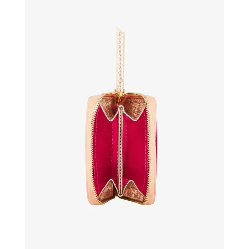 Alexis Zip Purse - Rose Gold Multi