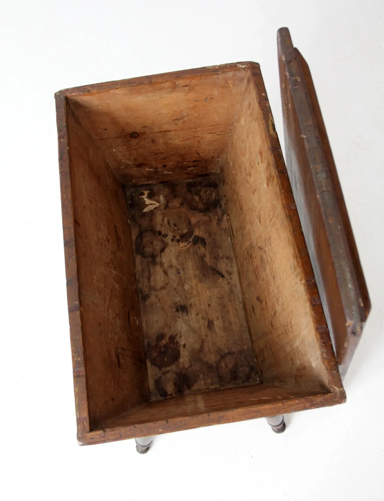 antique American dough box