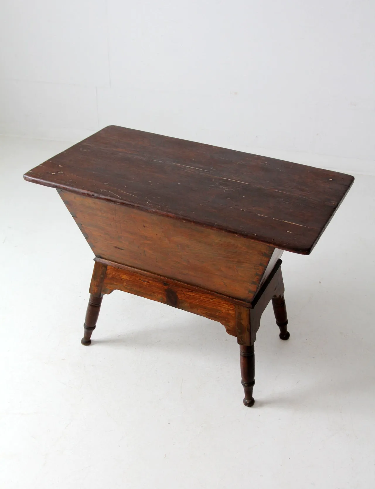 antique American dough box