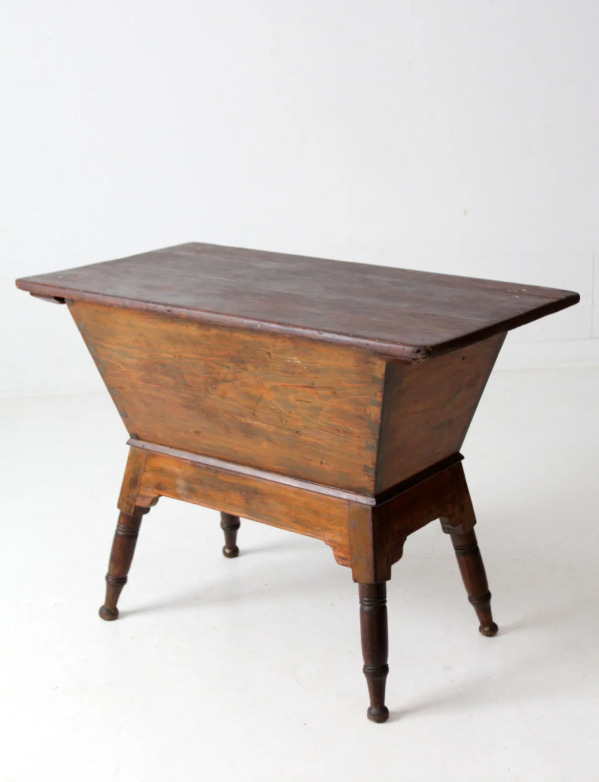 antique American dough box