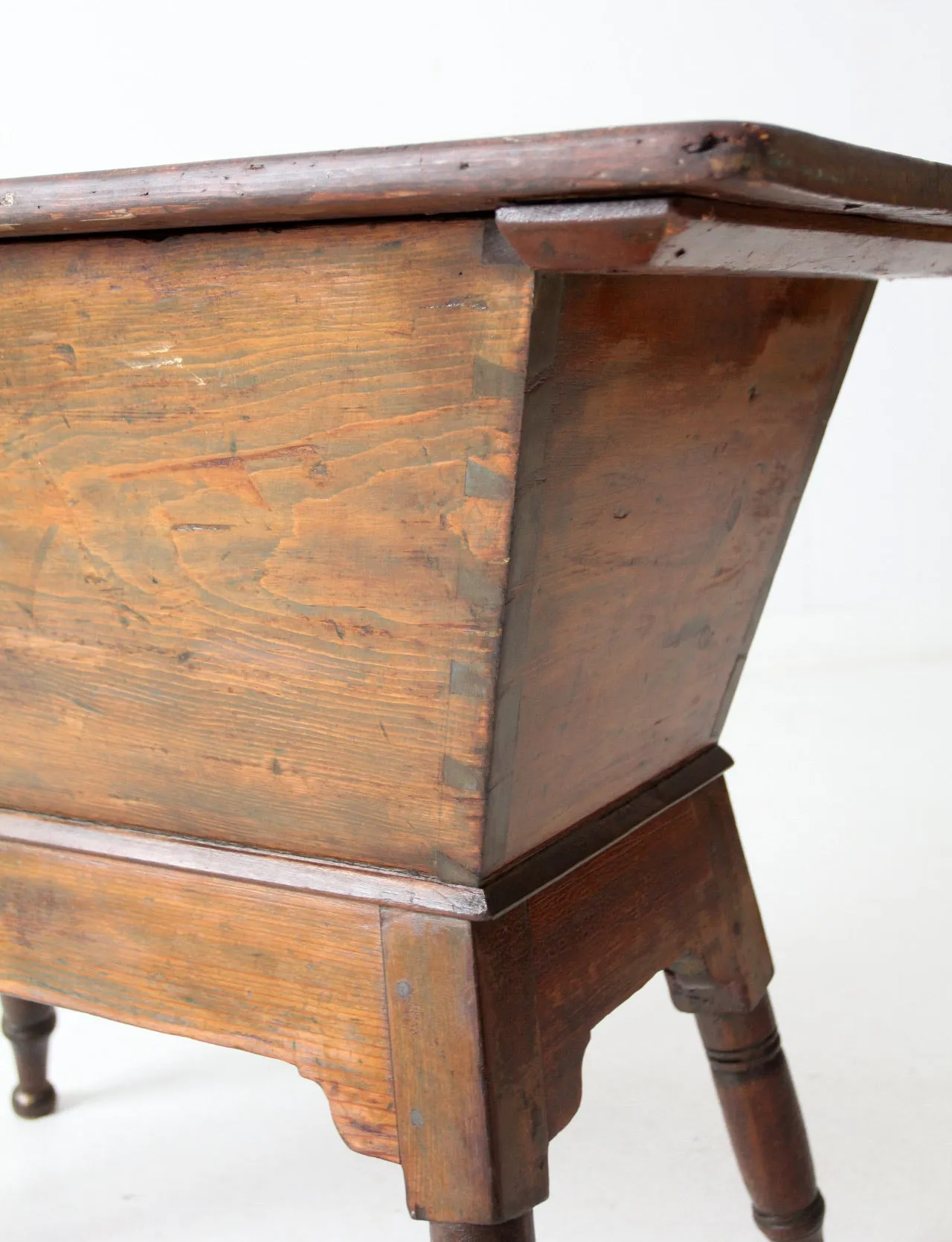 antique American dough box
