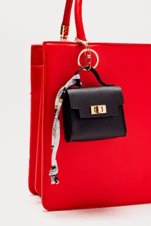 Baby Baby Mini Bag Keychain - Black