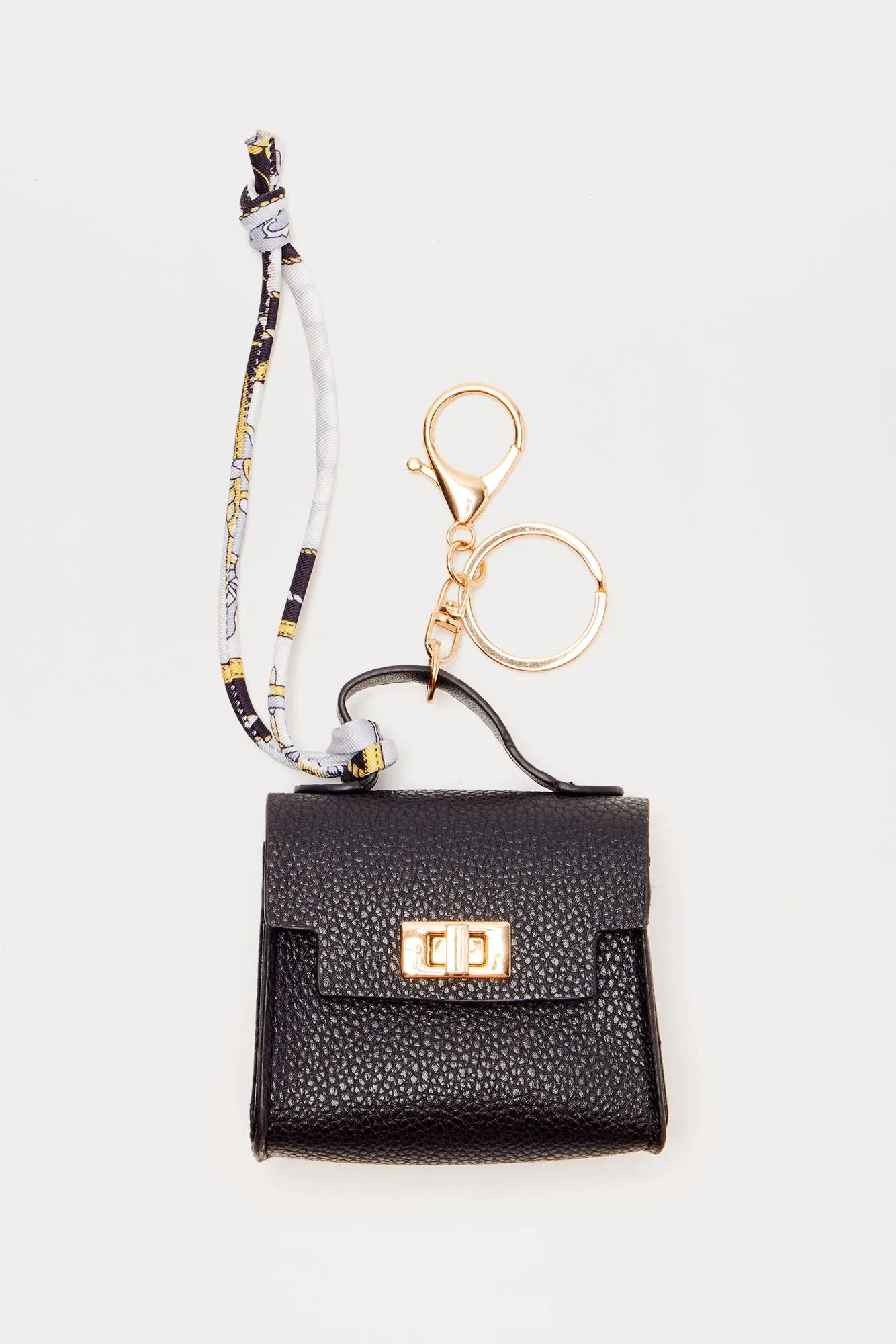 Baby Baby Mini Bag Keychain - Black