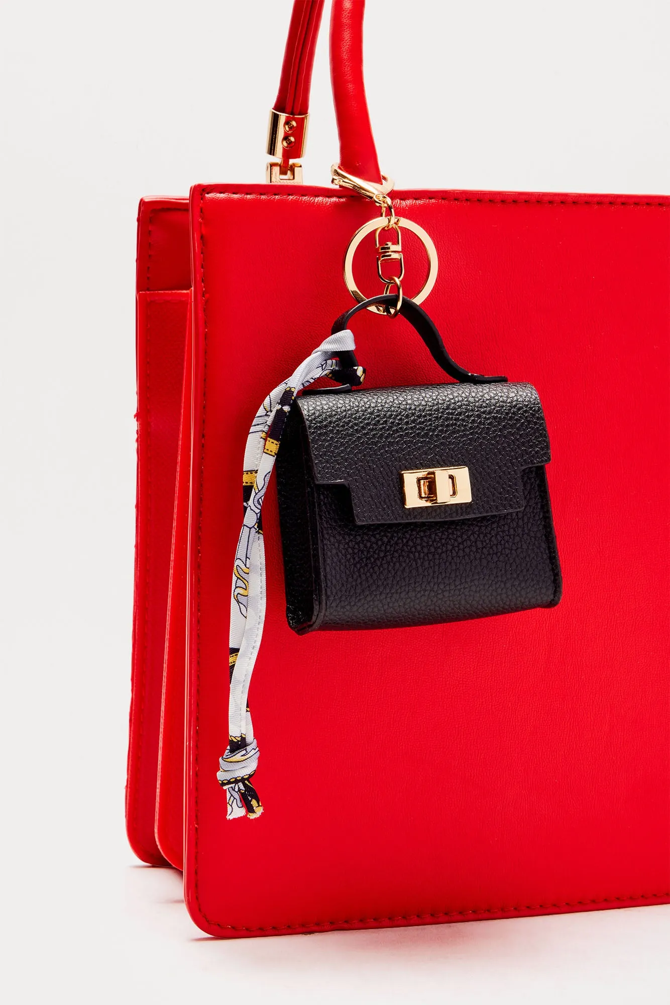 Baby Baby Mini Bag Keychain - Black