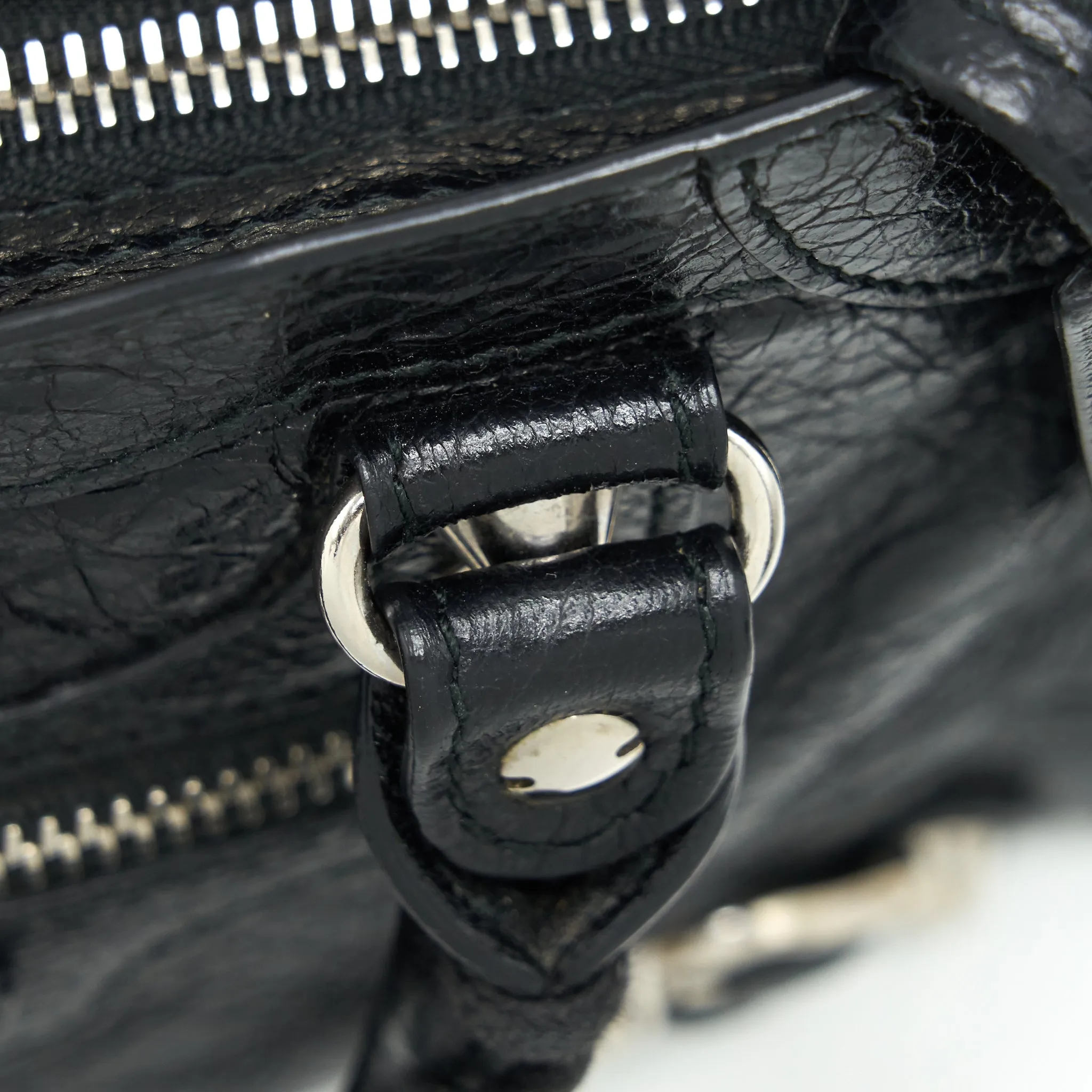 Balenciaga Mini City Crossbody Bag Black SHW