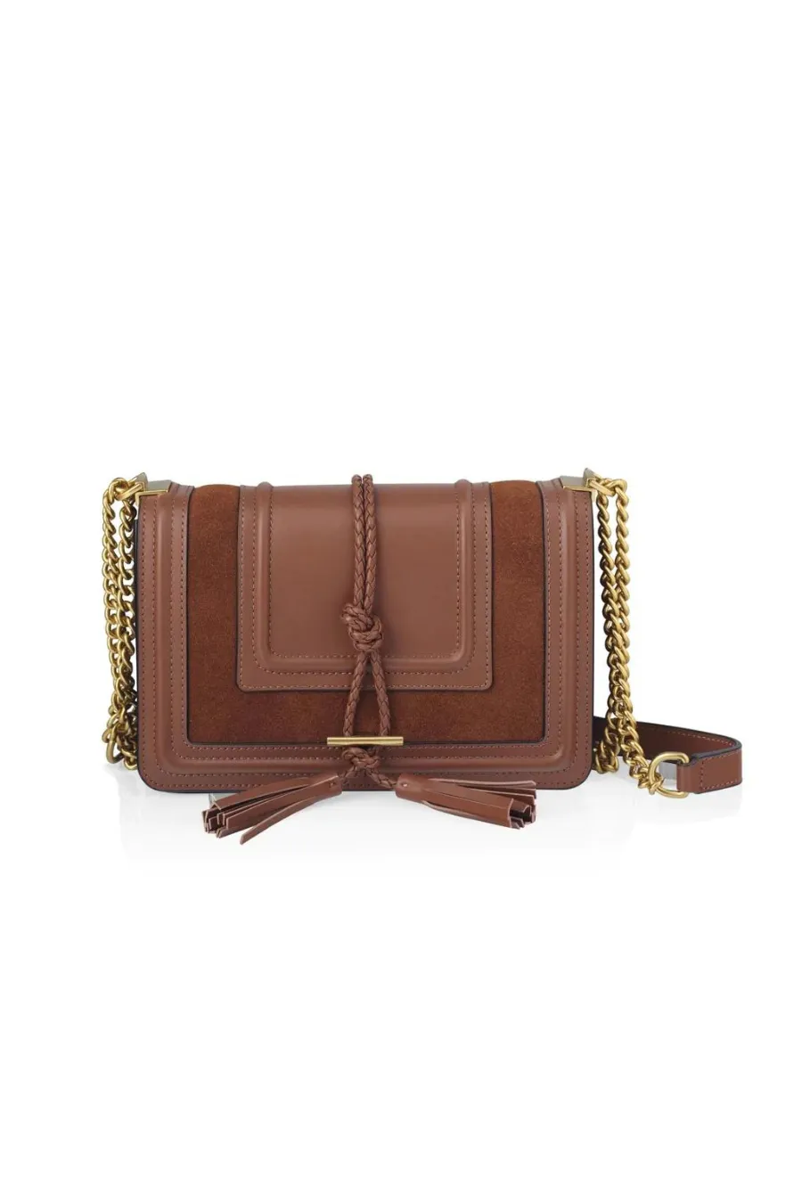 Beau Bag Tan Suede