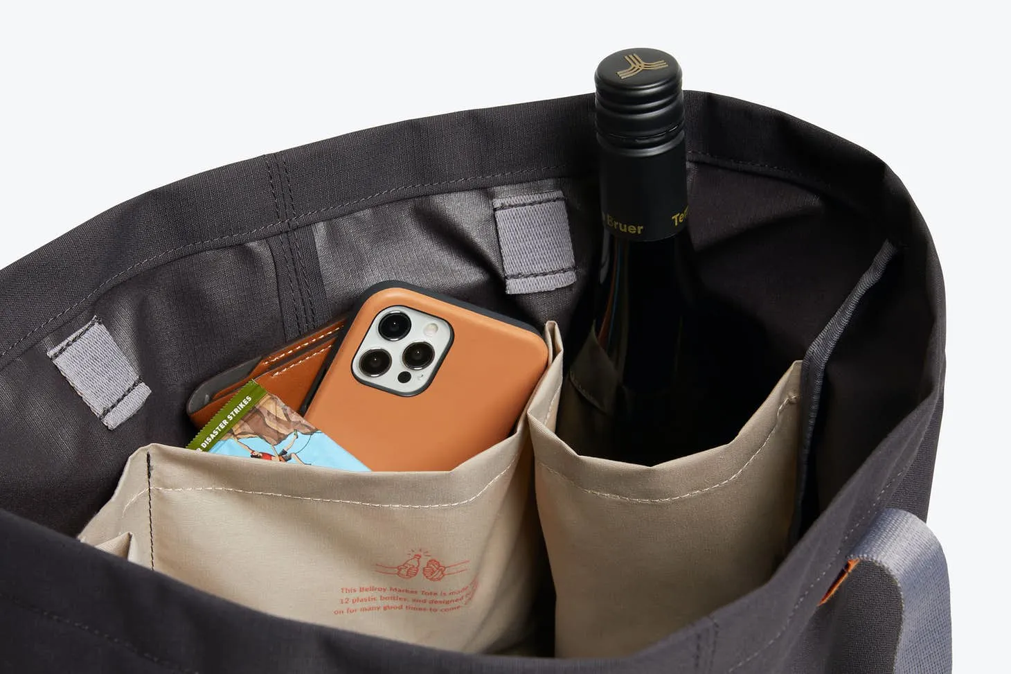 Bellroy Market Tote | Black (Leather Free)