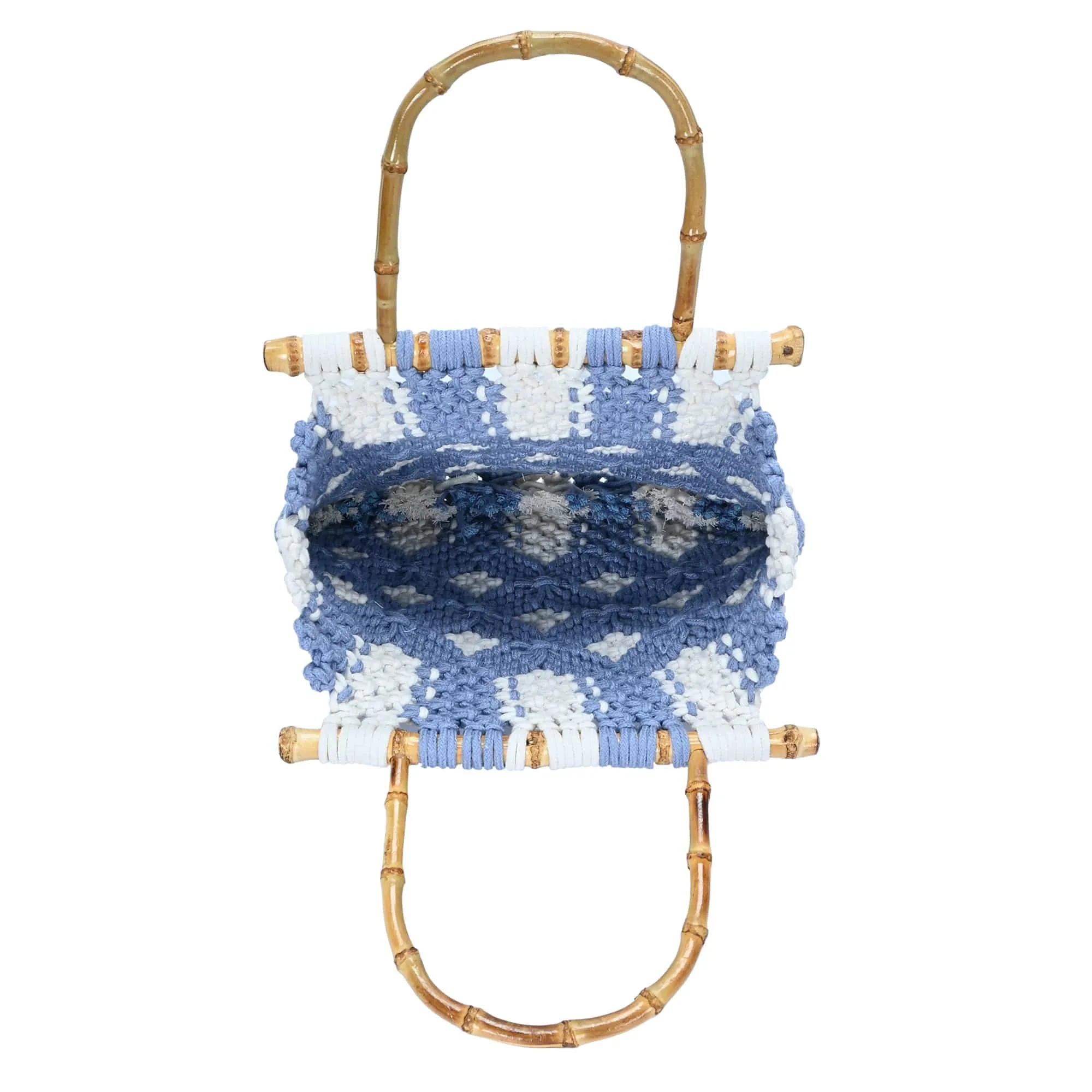 BGW6613 Naomi Macrame Patterned Tote Bag