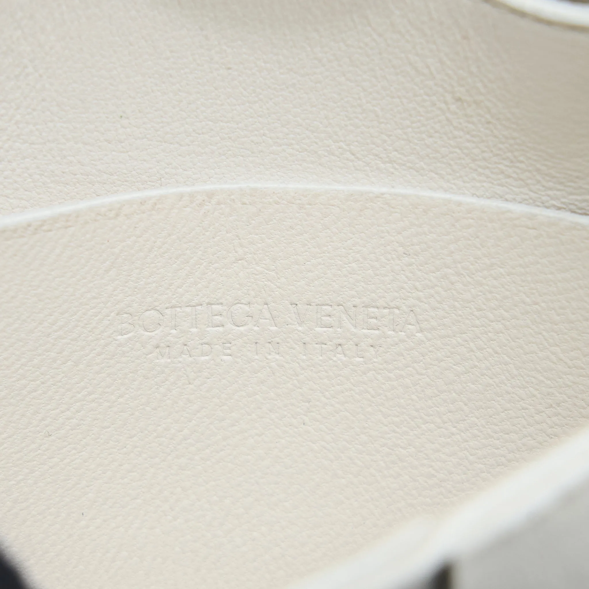 Bottega Veneta Mini Cassette Crossbody Bag Lambskin White
