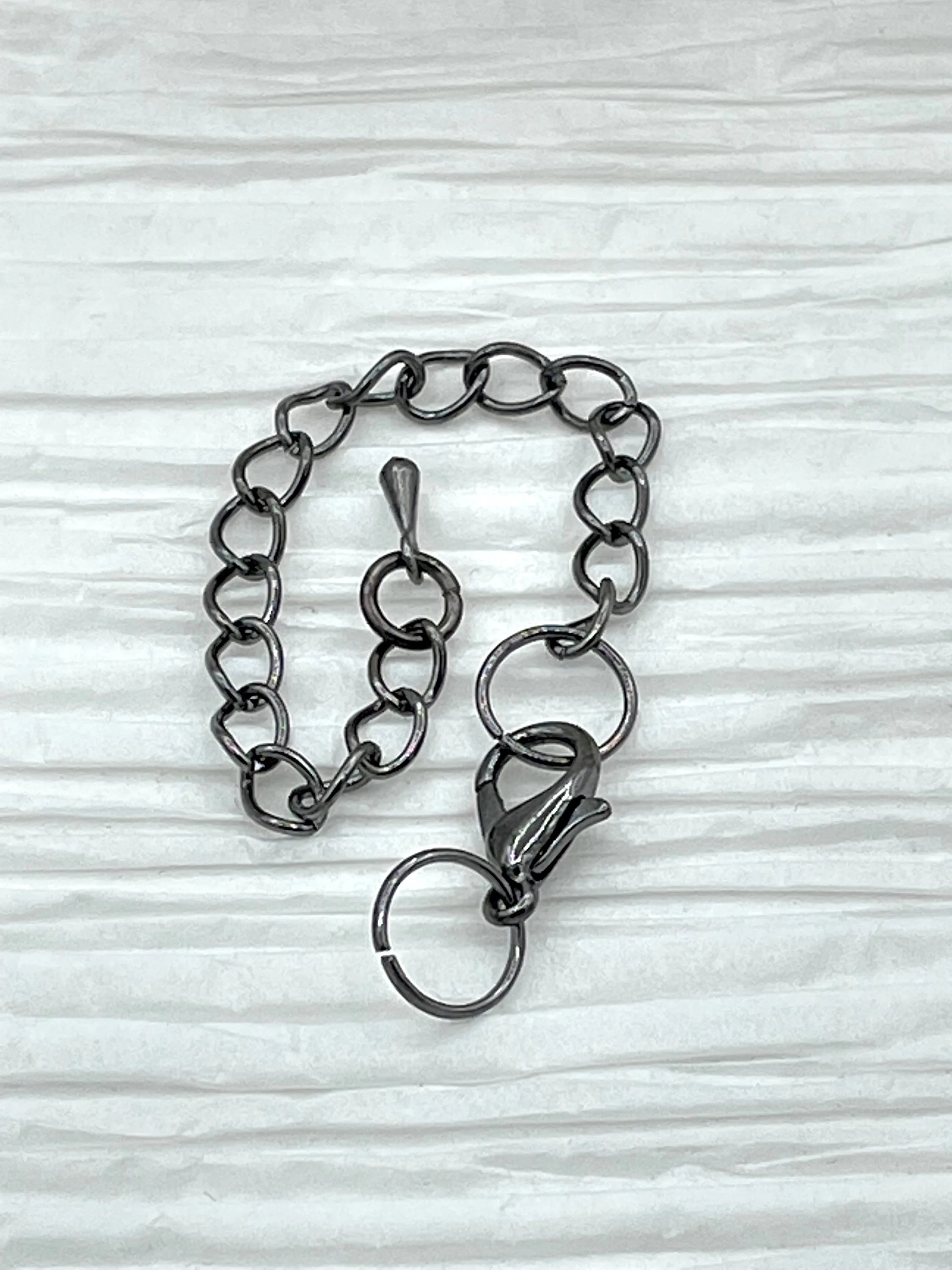 Brass Lobster Clasp with Extender Chain, Lobster Clasp with Chain Extender,Lobster Clasp, Jewelry Clasps, Findings, 5 Finishes Fast Shipping