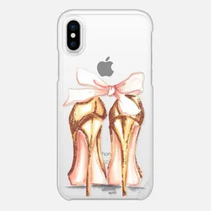 CASETIFY Snap Case Golden Heels for iPhone XS/X
