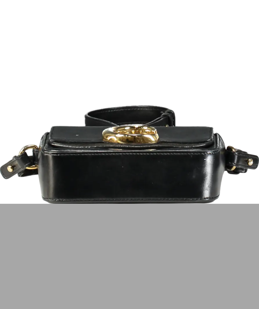 Chlo Black Chloe C - Mini In Black, Leather Crossbody bag