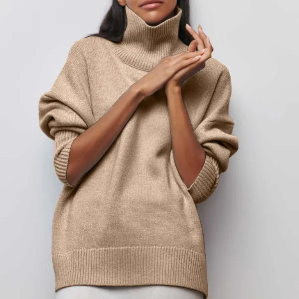 Cielle - Minimalist Turtleneck Sweater