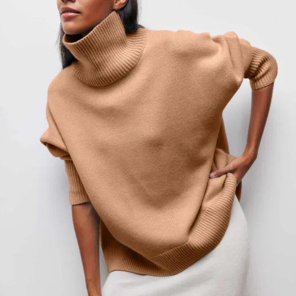 Cielle - Minimalist Turtleneck Sweater