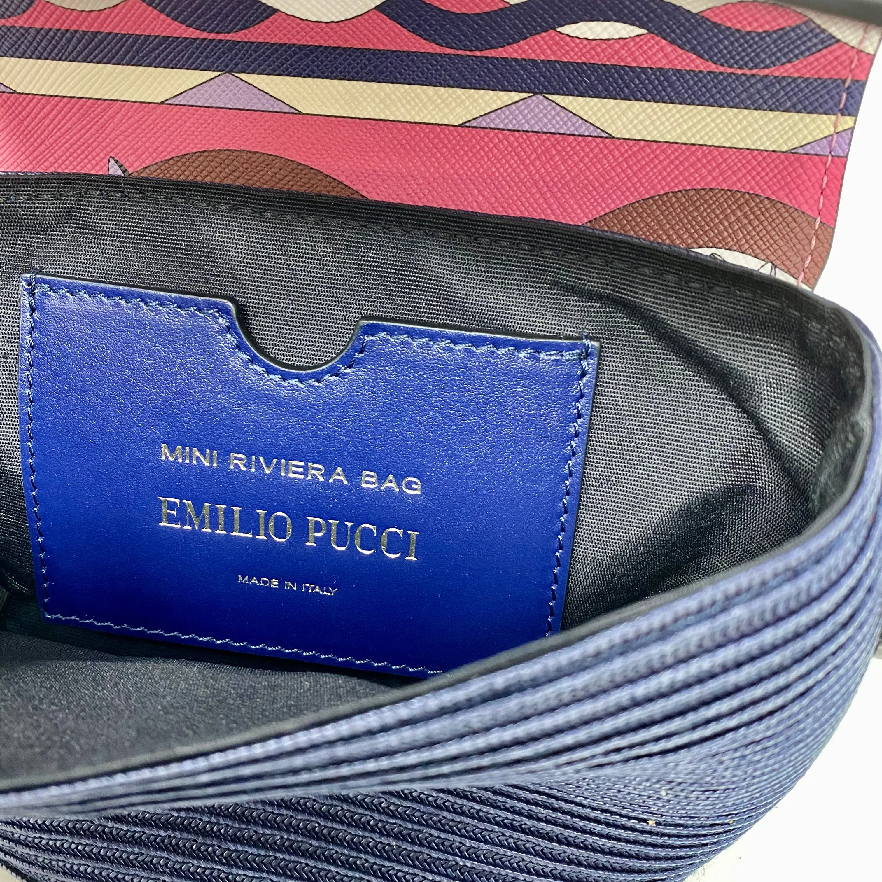 Emilio Pucci Heliconia Print Riviera Mini Crossbody Bag