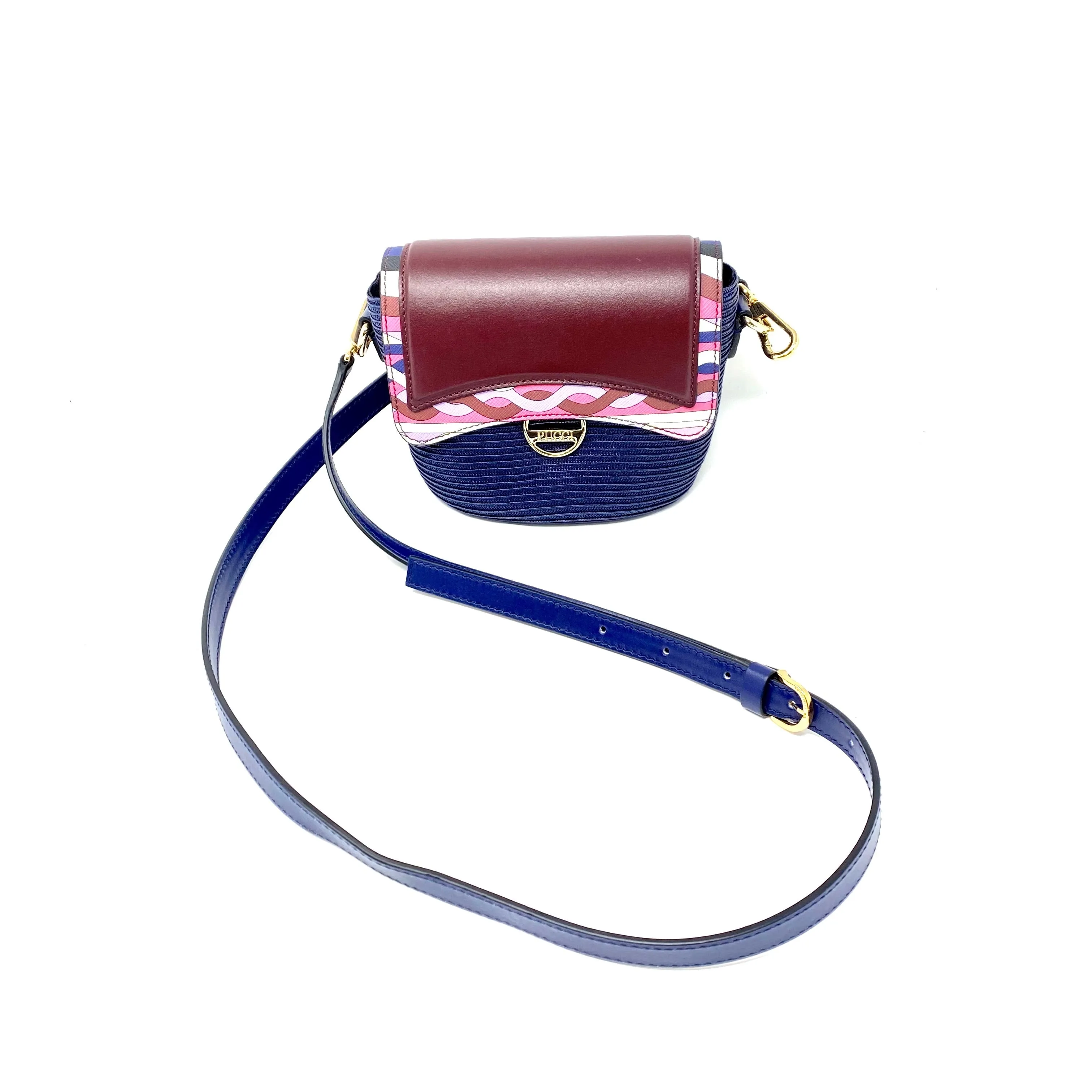 Emilio Pucci Heliconia Print Riviera Mini Crossbody Bag