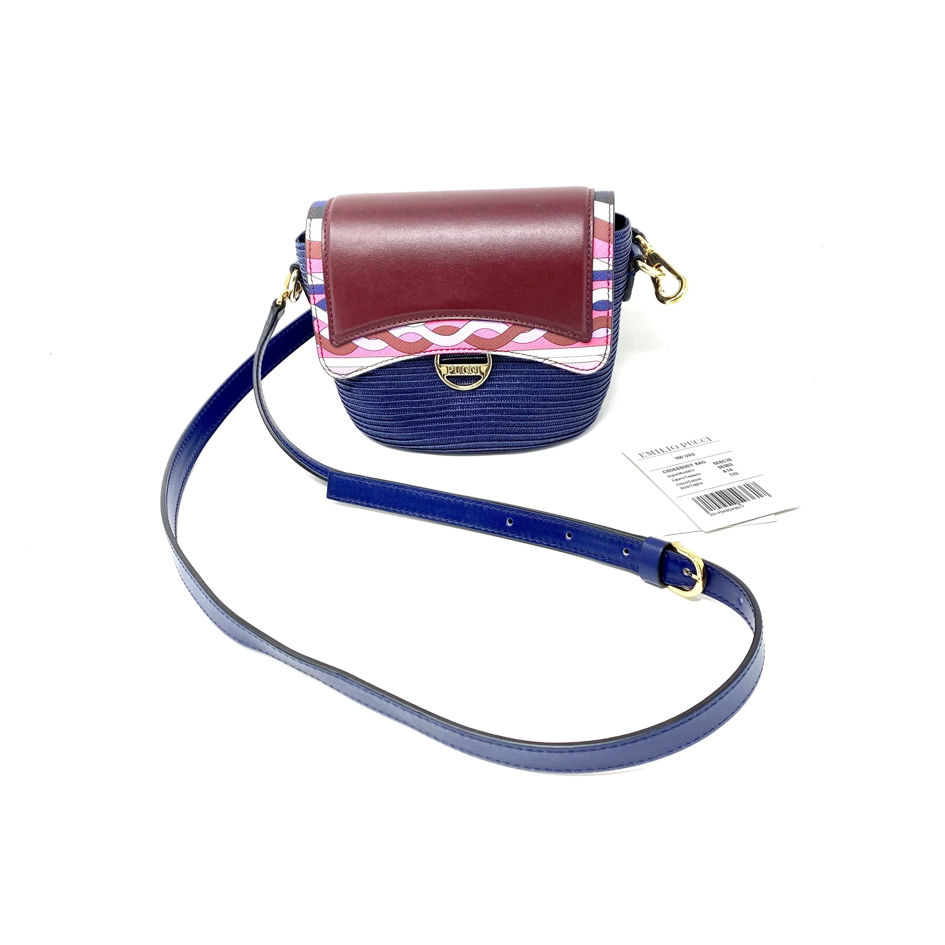 Emilio Pucci Heliconia Print Riviera Mini Crossbody Bag