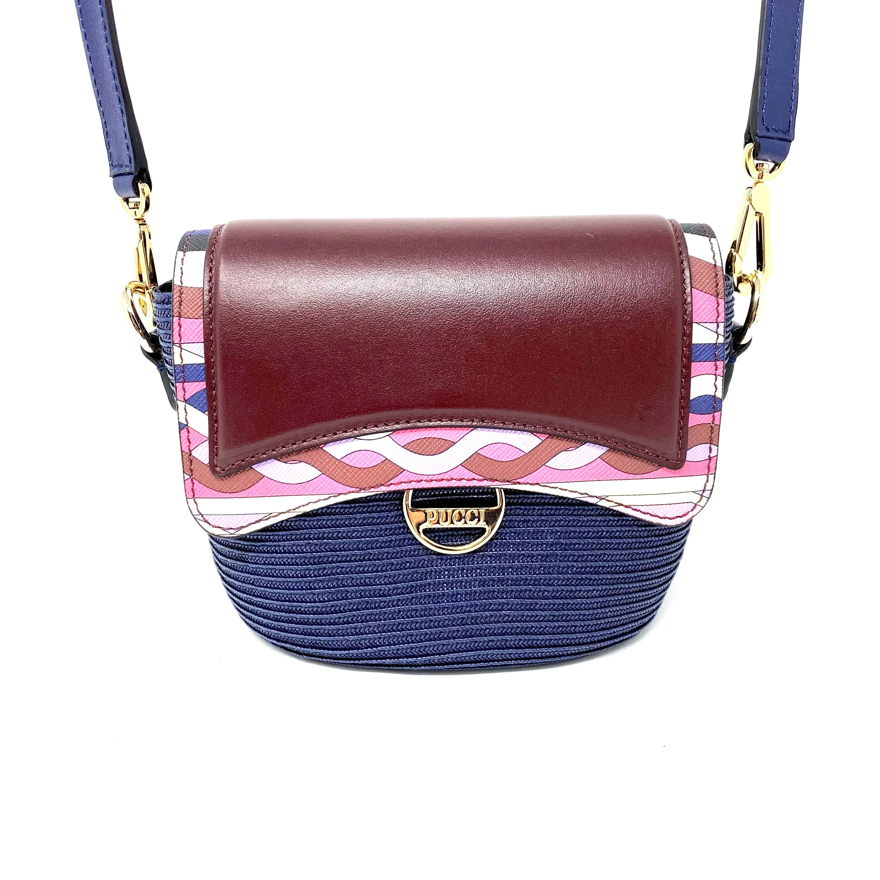 Emilio Pucci Heliconia Print Riviera Mini Crossbody Bag