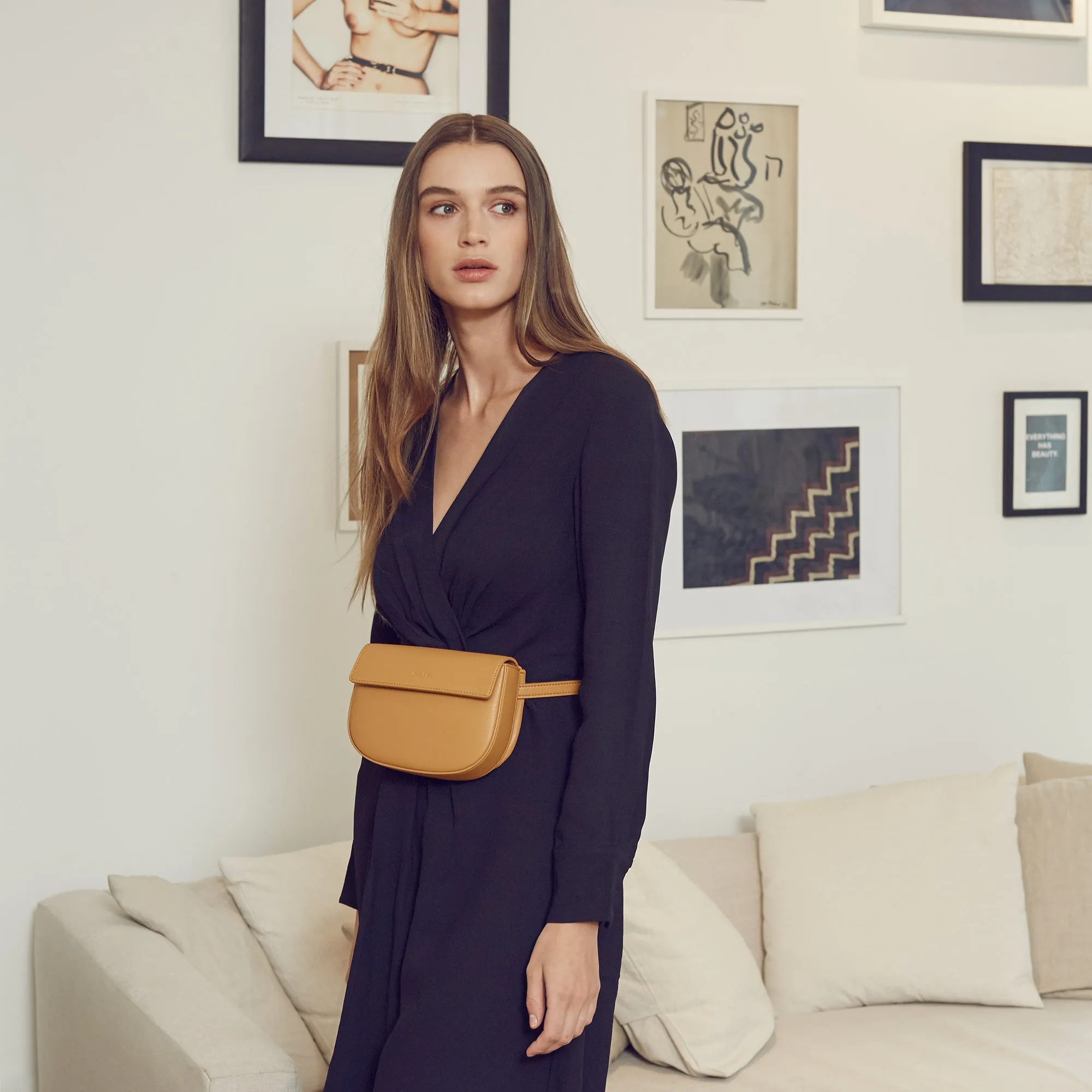 Hamilton Belt Bag / Cross-body - Mustard [Sample Sale]