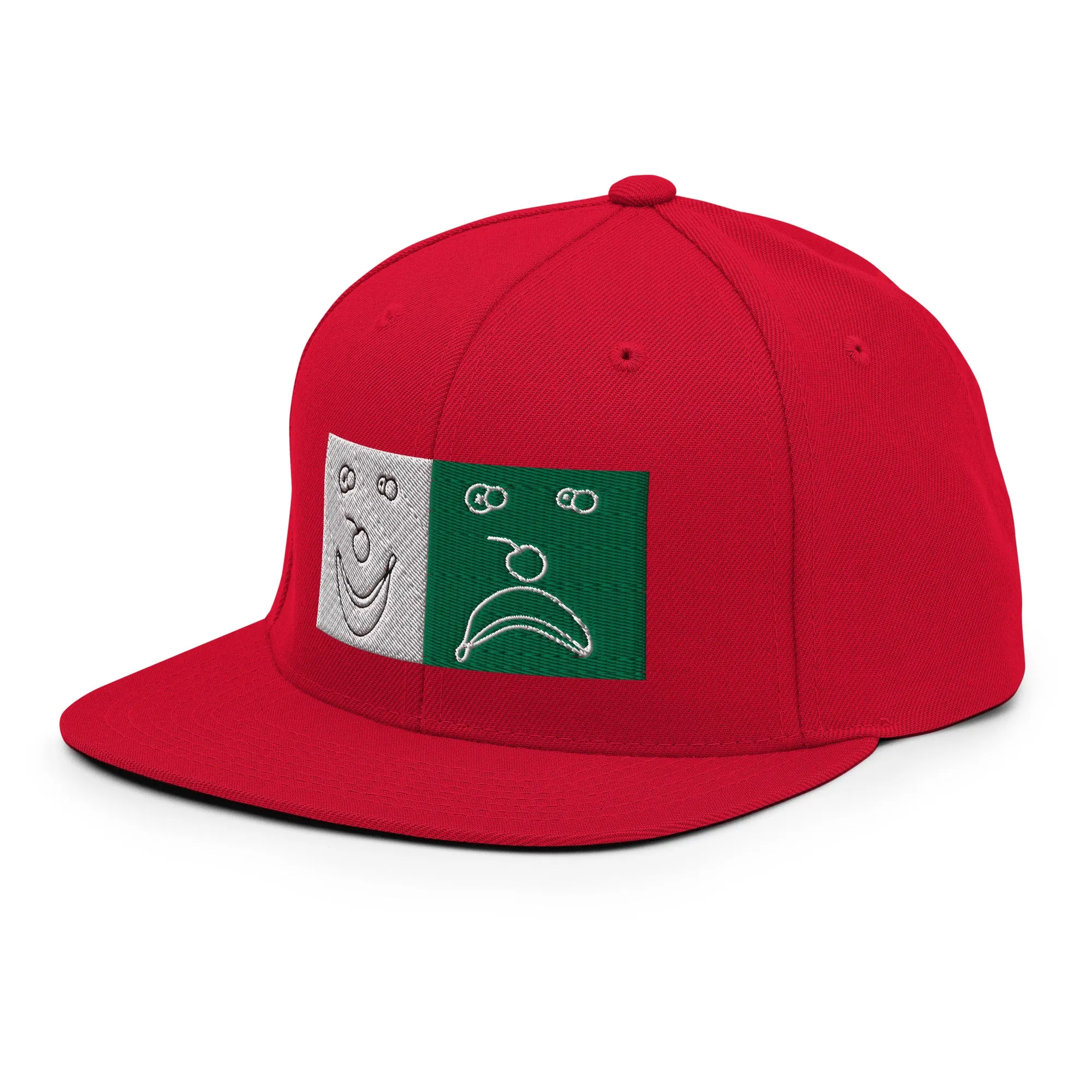 Holidaze Snapback Hat: Red