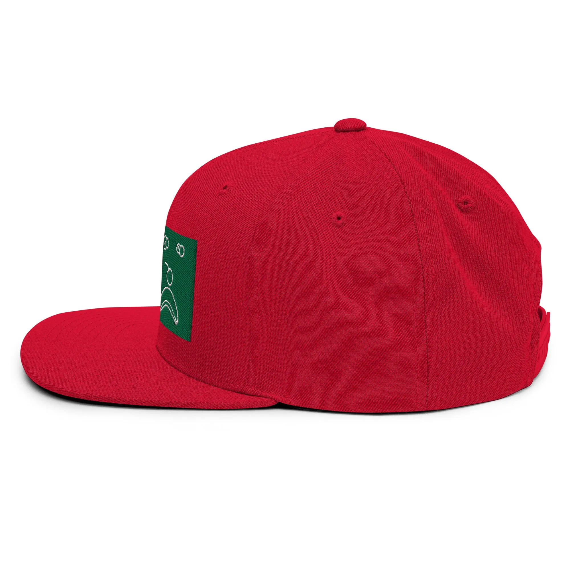 Holidaze Snapback Hat: Red