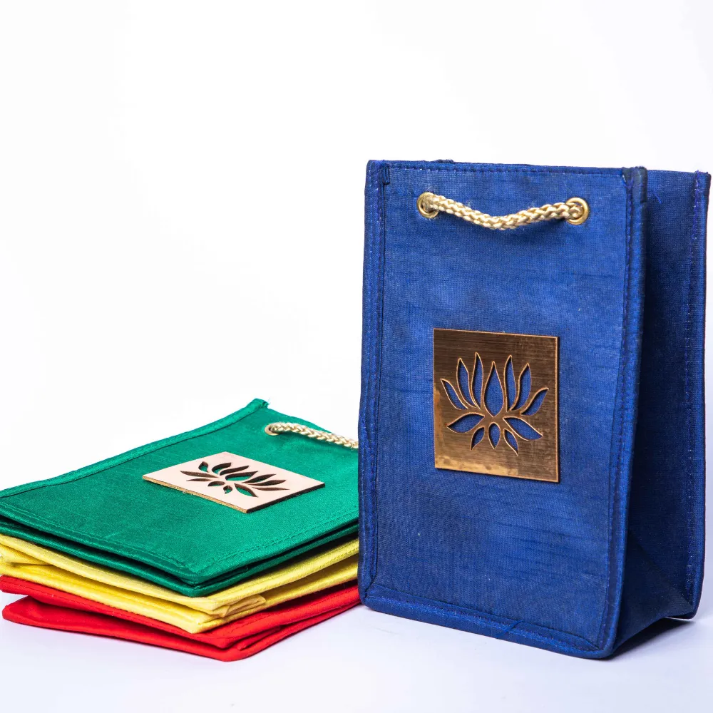 Lotus Fabric Bags
