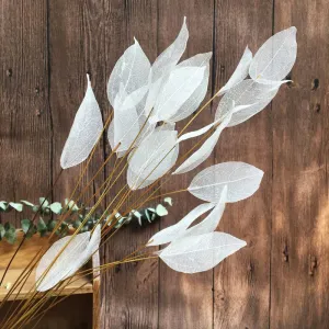 Lucency Leaves Natural Leaf Vein Immortal Flowers  Real Natural Floral Wedding Table Decoration