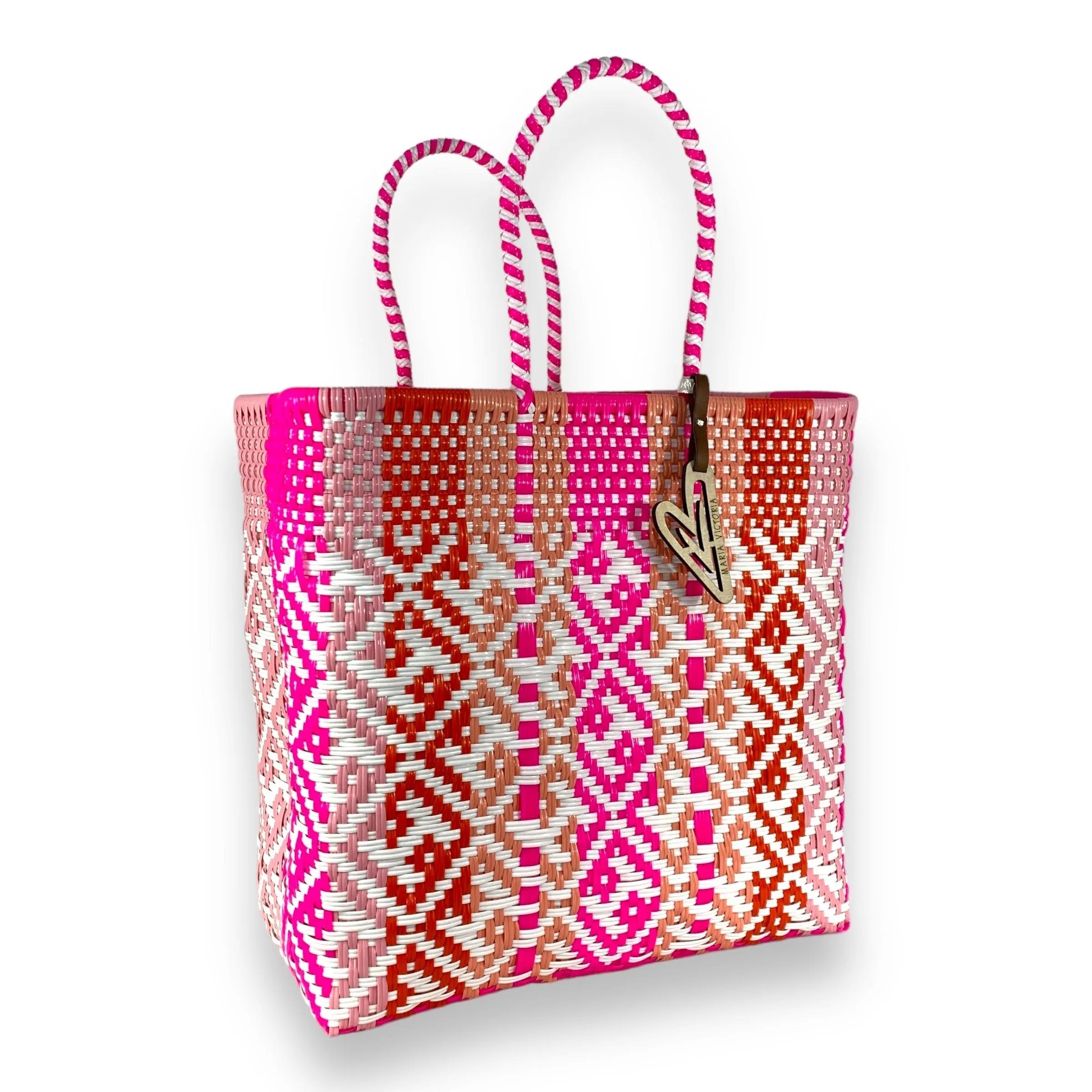 Maria Victoria | Halo Tote | Upcycled, Handwoven, Multicolor Tote