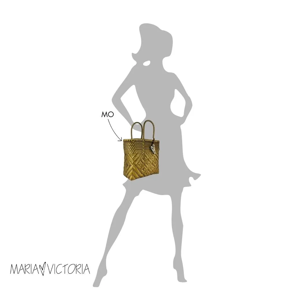 Maria Victoria | Vallarta Tote | Upcycled, Handwoven, Multicolor Tote
