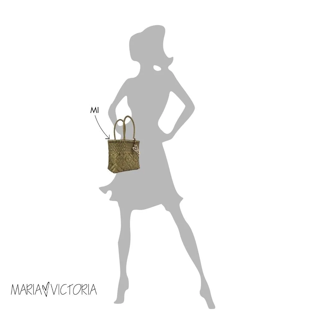 Maria Victoria | Vallarta Tote | Upcycled, Handwoven, Multicolor Tote