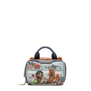 MINI BOSTON DOUBLE ZIP CROSSBODY