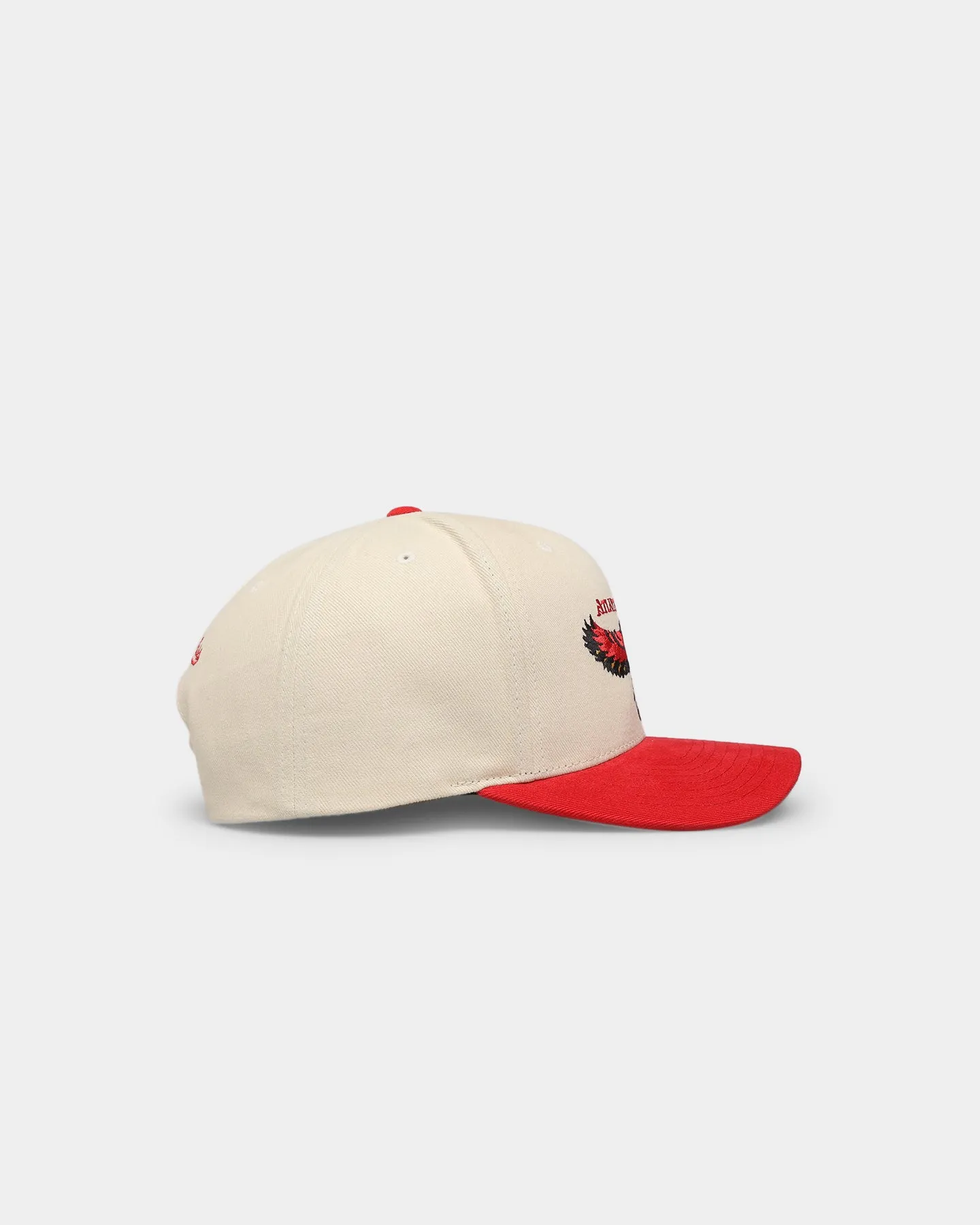 Mitchell & Ness Atlanta Hawks 'Vintage Cream' Pro Crown Snapback Cream