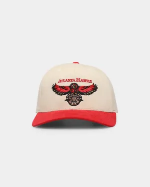 Mitchell & Ness Atlanta Hawks 'Vintage Cream' Pro Crown Snapback Cream