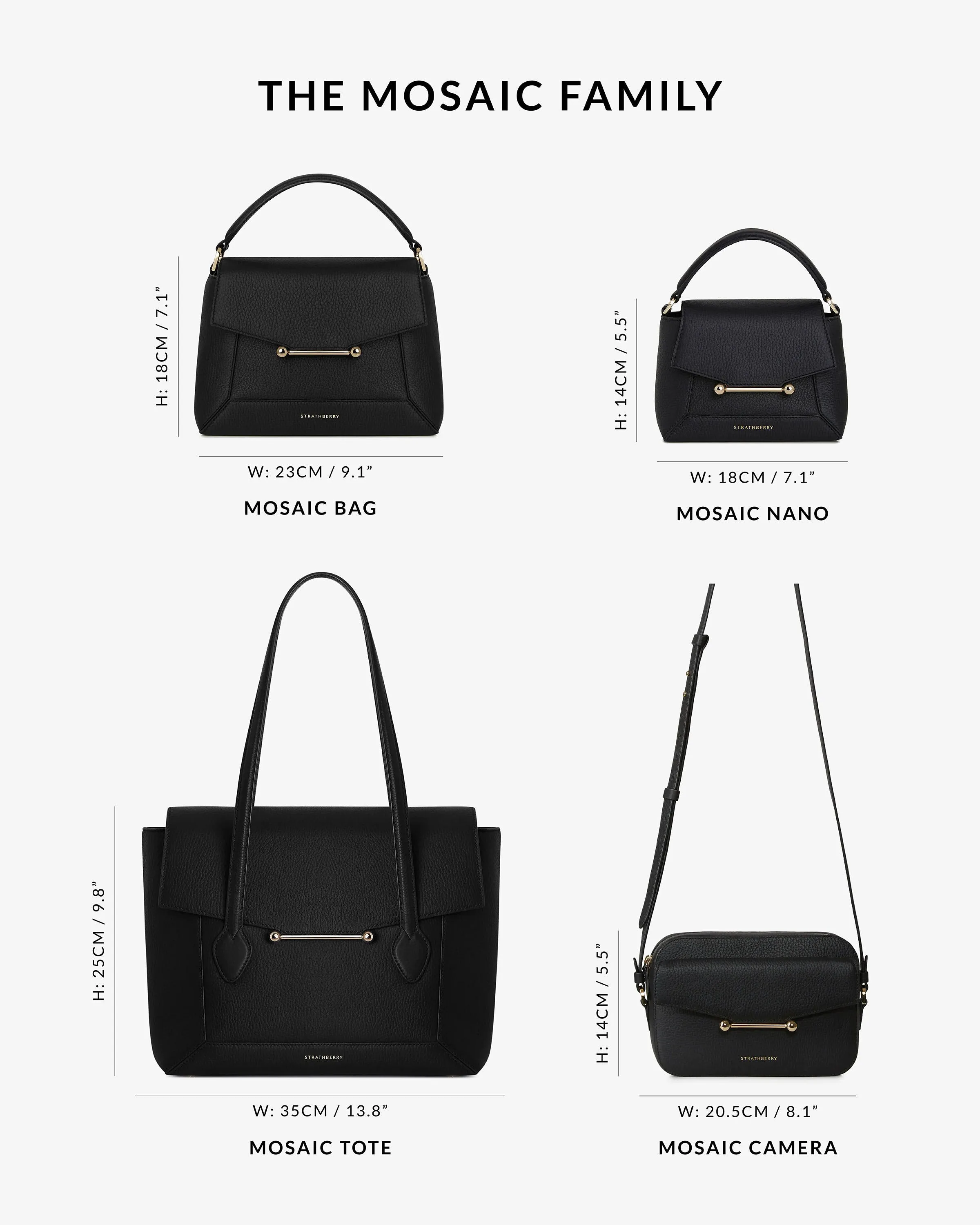 Mosaic Bag - Black