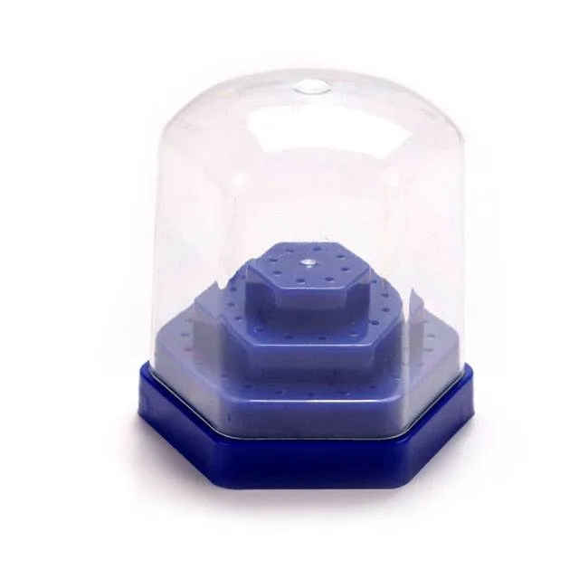 Nail Art Drill Storage Box Grinding Polish Head Bit Holder