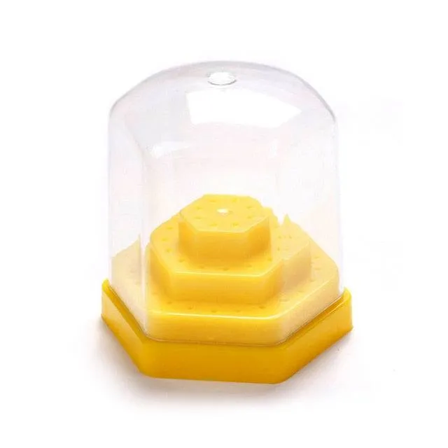 Nail Art Drill Storage Box Grinding Polish Head Bit Holder