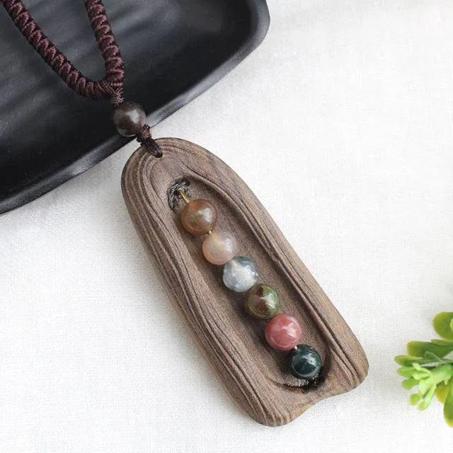 Natural Stone pendant neckl