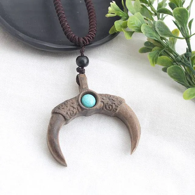 Natural Stone pendant neckl