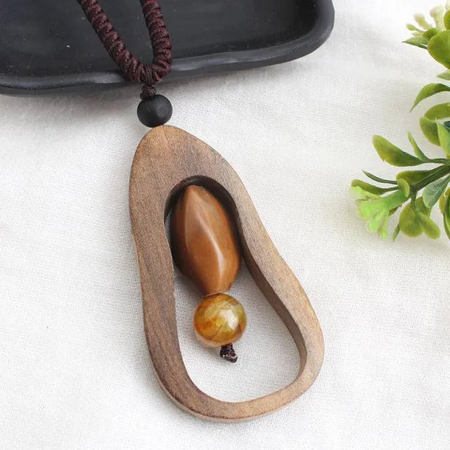 Natural Stone pendant neckl