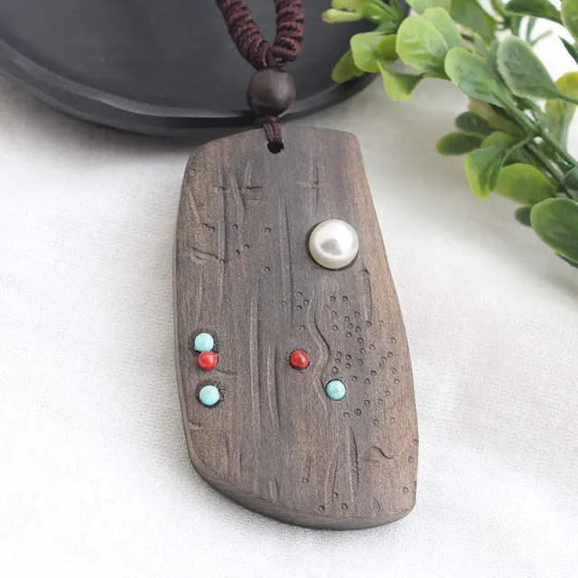 Natural Stone pendant neckl