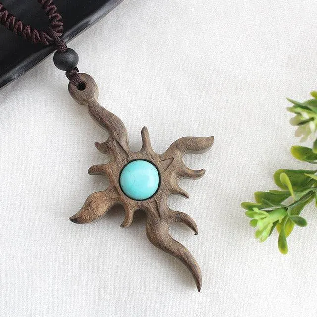 Natural Stone pendant neckl