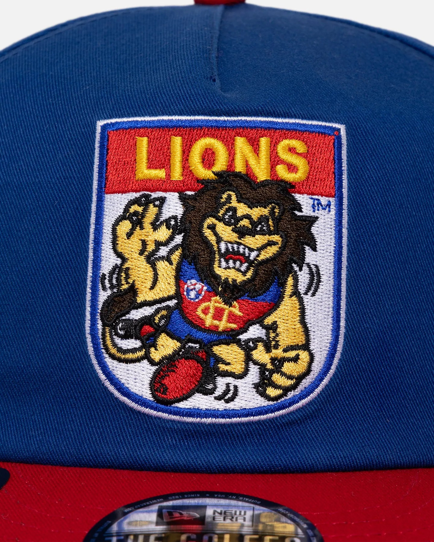 New Era Brisbane Lions Official Team Golfer Snapback OTC