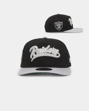 New Era Las Vegas Raiders 'Chenille' Golfer Snapback Black
