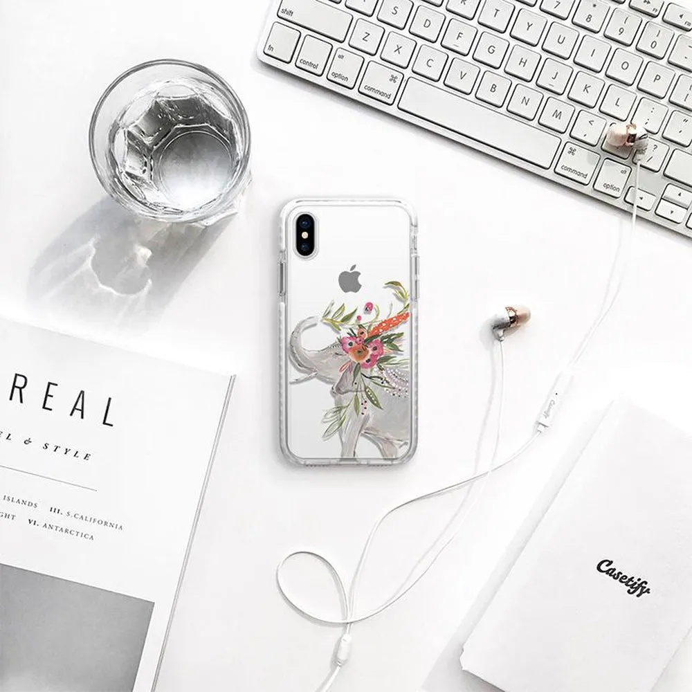 [OPEN BOX] CASETIFY iPhone XS/X Impact Case Boho Elephant
