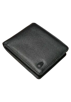 Pass Vegan Leather Wallet - Black