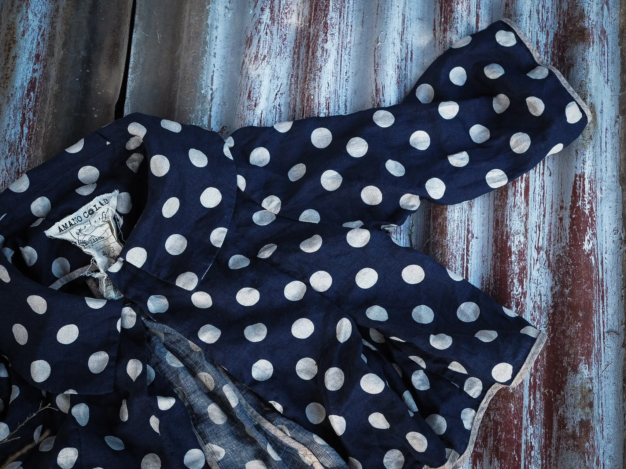 Peter Pan jacket ( Linen) Spots