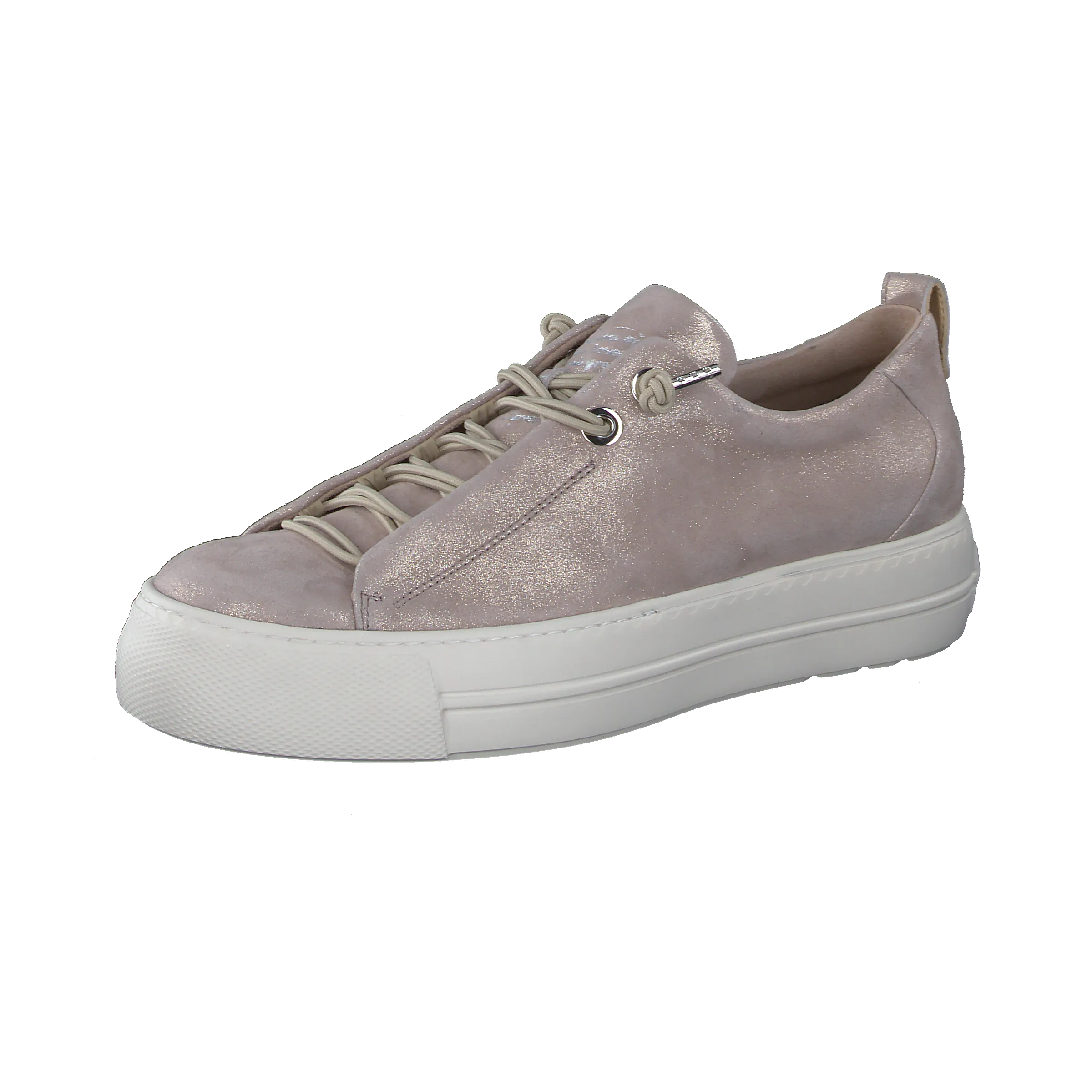 Supersoft Metallic Trainer - Metallic Beige