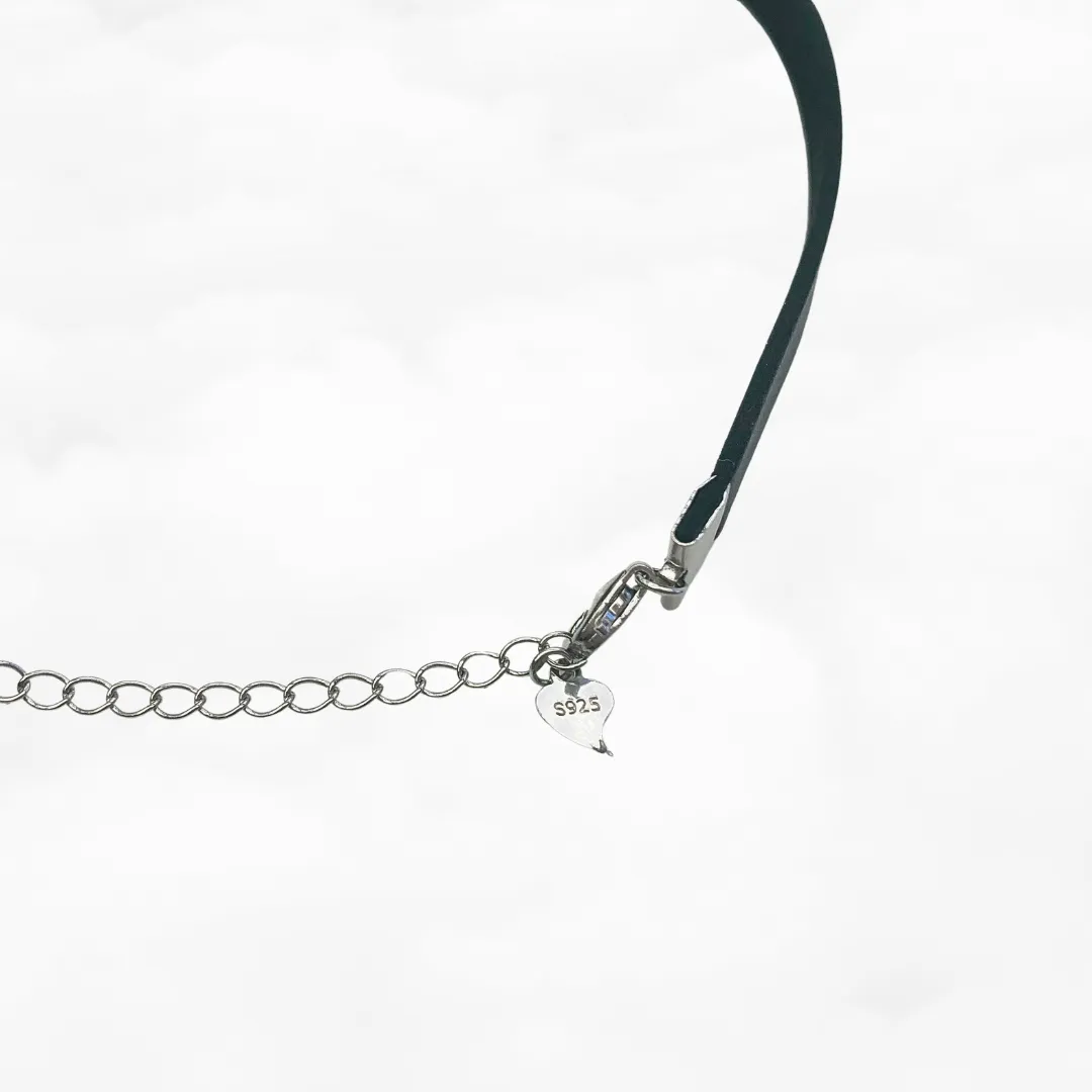 Two Style Black Choker Necklace