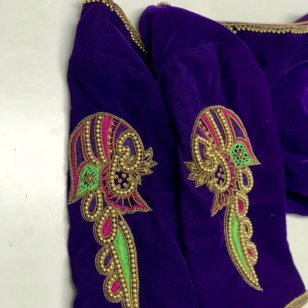 Velvet Bead Peacock